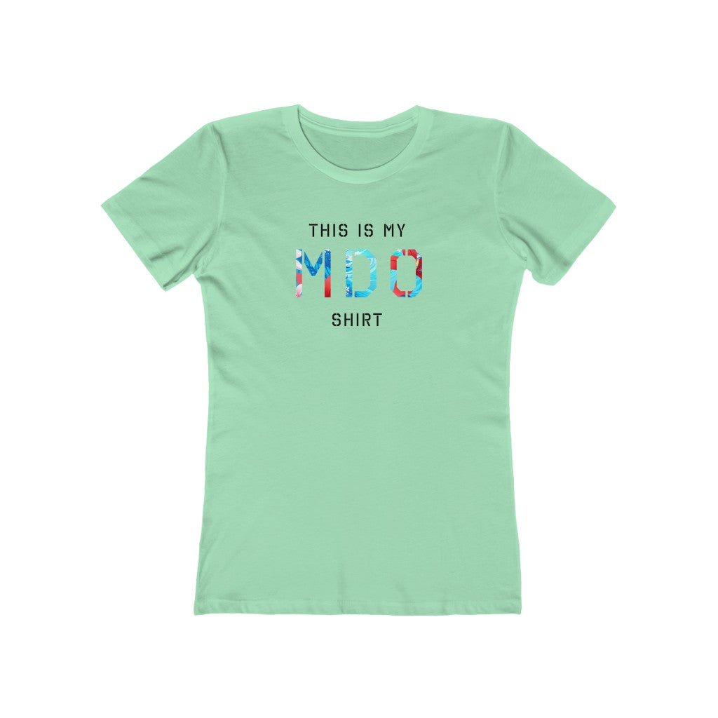 Womens Floral MDO Shirt
