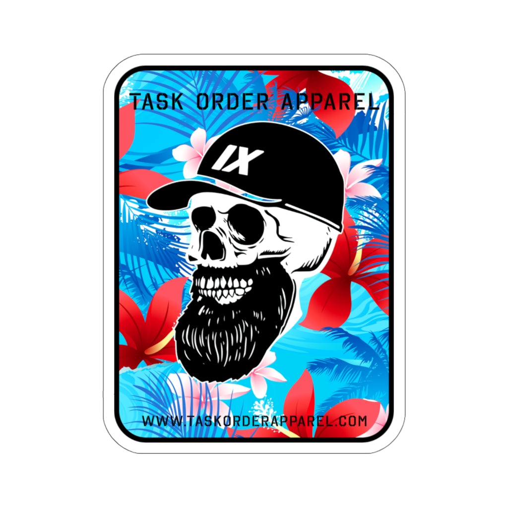 Task Order Apparel Badge Sticker Floral – Greyfox Inc