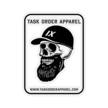 Load image into Gallery viewer, Task Order Apparel Badge Sticker Black
