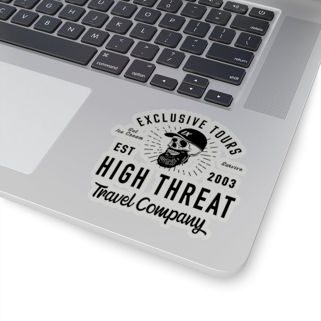 High Threat Travel Company Stickers